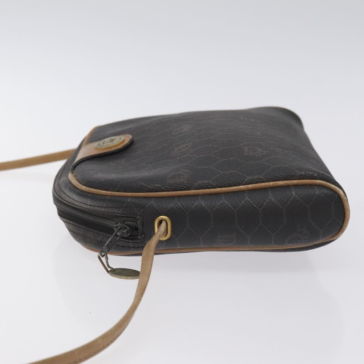 Christian Dior Honeycomb Shoulder Bag Canvas Black Canvas Bag () Rovelle Bags