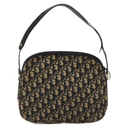 Christian Dior Trotter Shoulder Bag Canvas Black Canvas Bag Rovelle Bags
