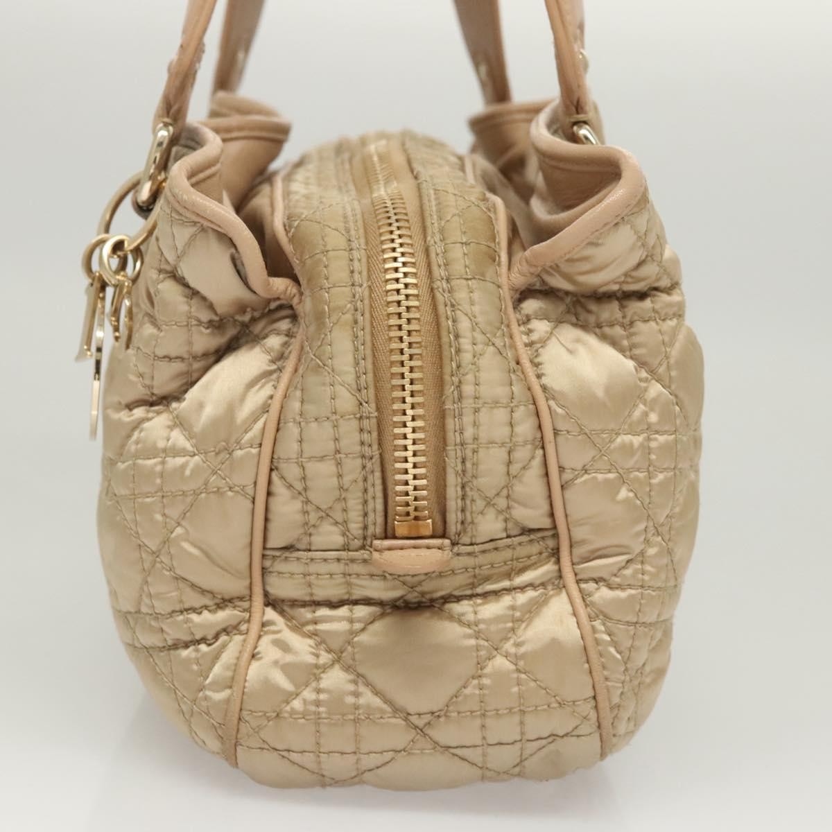 Christian Dior Charming Tote Cannage Quilt Nylon Beige Nylon Bag Rovelle Bags