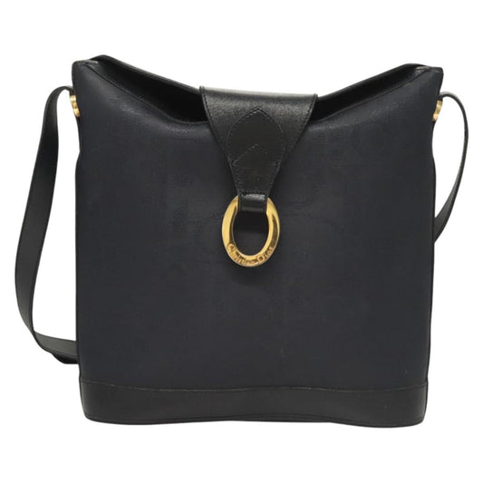 Christian Dior Trotter Shoulder Bag Canvas Navy Canvas Shoulder Bag Bag Style 2 Rovelle Bags