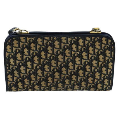 Christian Dior Trotter Crossbody Bag Diorissimo Coated Canvas Navy Canvas Shoulder Bag Bag () Rovelle Bags