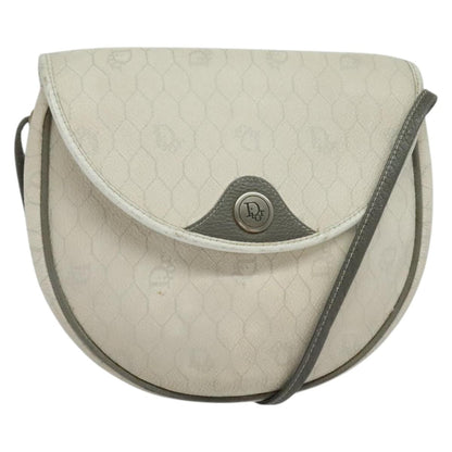 Christian Dior Honeycomb Shoulder Bag Canvas White Canvas Shoulder Bag Bag Rovelle Bags