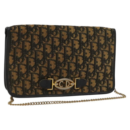 Christian Dior Trotter Shoulder Bag Canvas Brown Canvas Bag Canvas Rovelle Bags