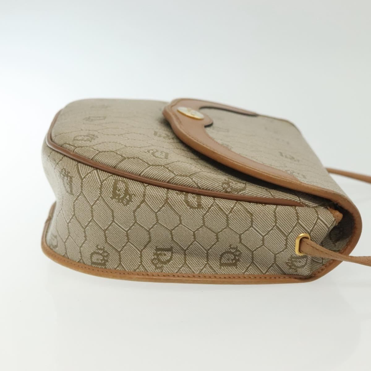 Christian Dior Honeycomb Shoulder Bag Canvas Beige Canvas Bag () Rovelle Bags