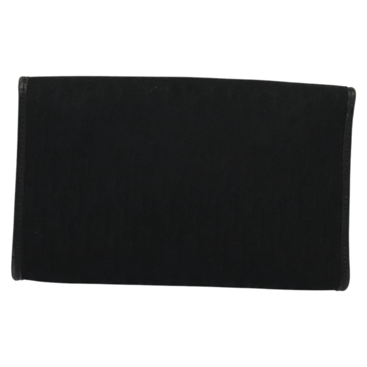 Christian Dior Trotter Flap Crossbody Bag Canvas Black Canvas Shoulder Bag Bag Rovelle Bags