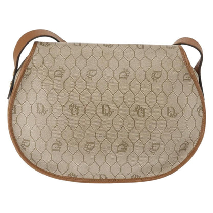 Christian Dior Honeycomb Flap Crossbody Bag Coated Canvas Beige Canvas Bag Canvas Rovelle Bags