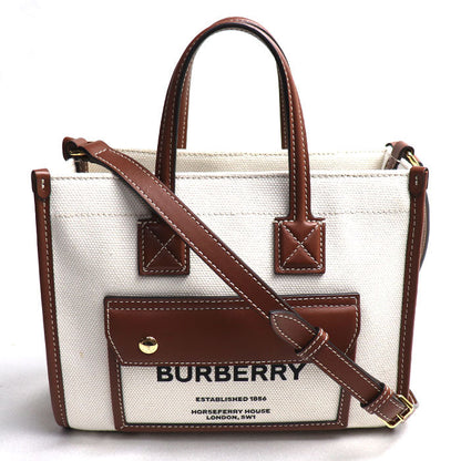 Burberry Mini Freya Brown Tote Bag