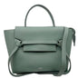 CELINE Micro Belt Grained Leather Shoulder Bag Light Green