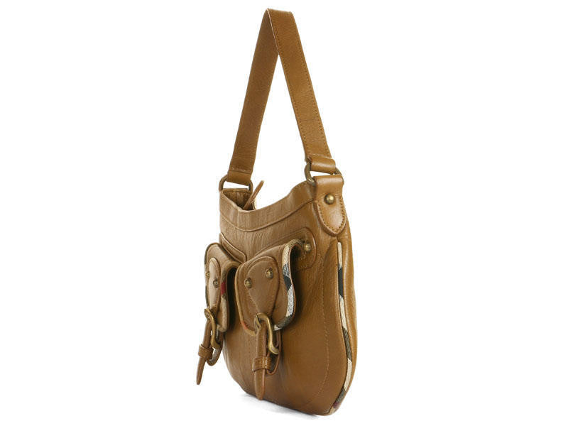 Burberry Slim Handbags Leather Brown Shoulder Bag