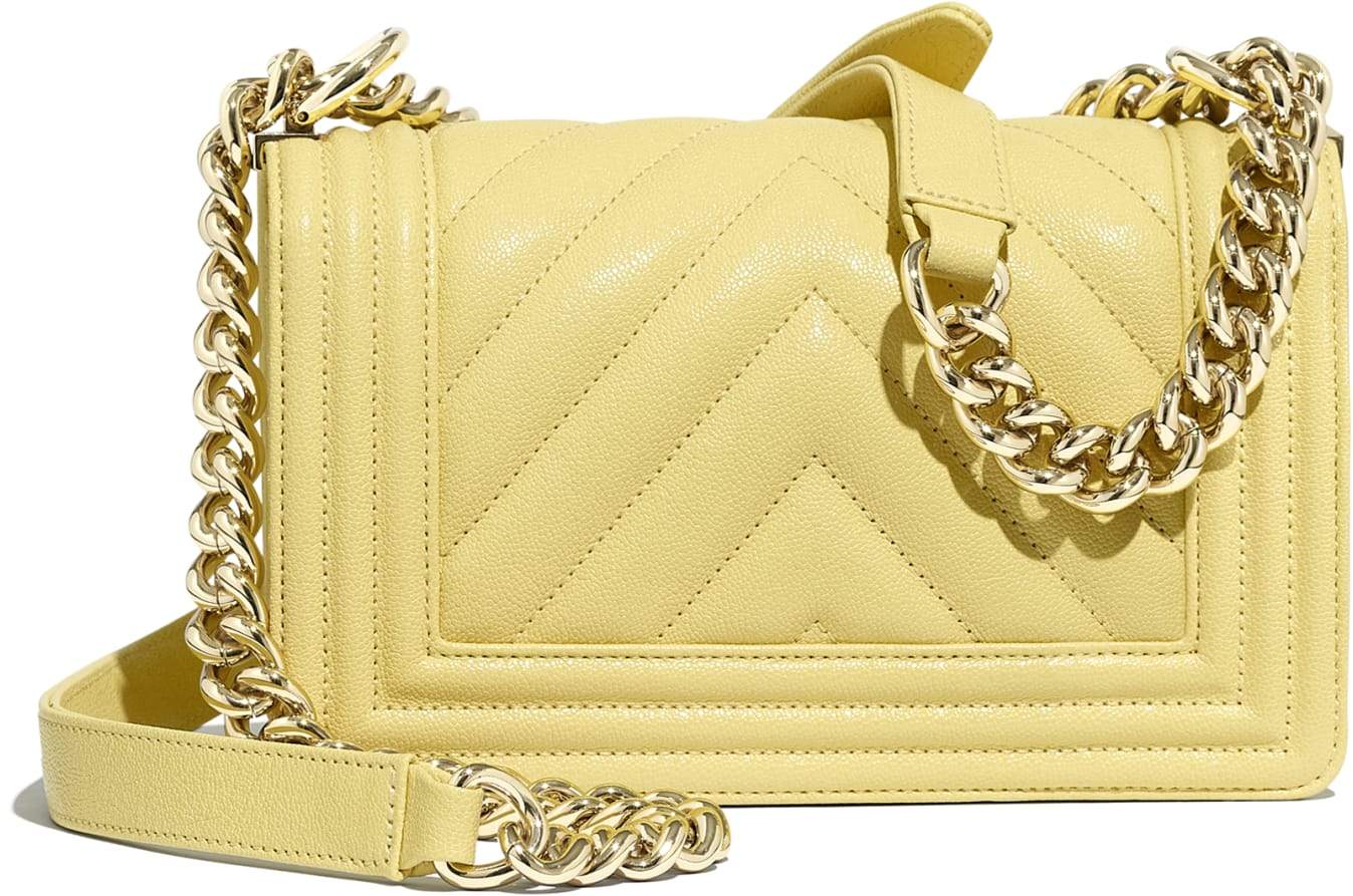 Chanel Boy Medium Handbag Beige Rovelle Bags
