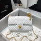 Chanel White Handbag 鈥� Flap Designer Bag