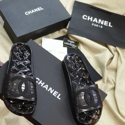Chanel Clear Jelly Slides 鈥� Chanel Pool Slides