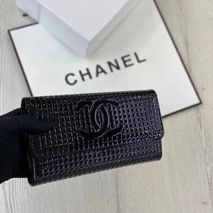Chanel Classic Trifold Wallet / Purse Black