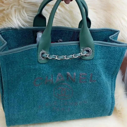 Chanel Tote Canvas Deauville Collection