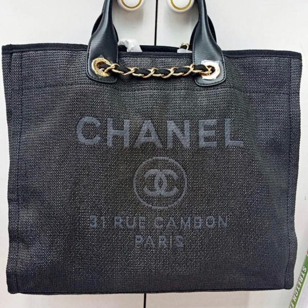 Chanel Tote Canvas Deauville Collection