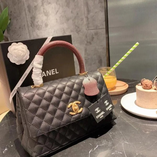 Chanel Coco Flap Bag with Top Handle