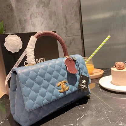 Chanel Coco Flap Bag with Top Handle