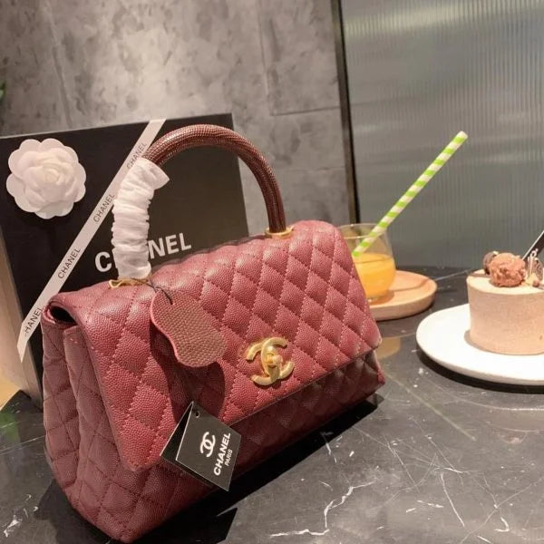 Chanel Coco Flap Bag with Top Handle