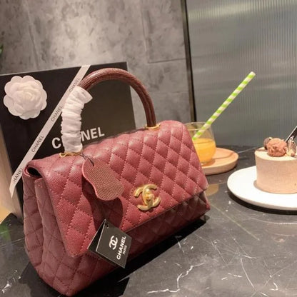 Chanel Coco Flap Bag with Top Handle