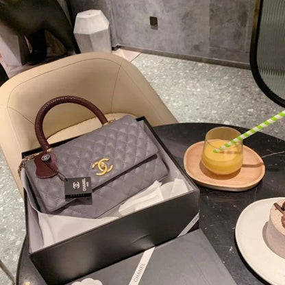 Chanel Coco Flap Bag with Top Handle