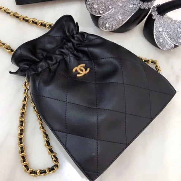 Chanel Leather Bucket Bags