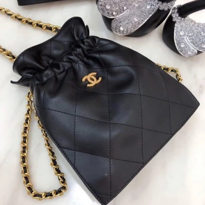 Chanel Leather Bucket Bags