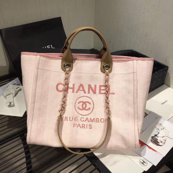 Chanel Tote Canvas Deauville Collection