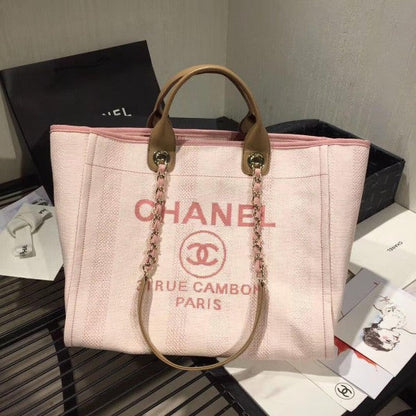 Chanel Tote Canvas Deauville Collection