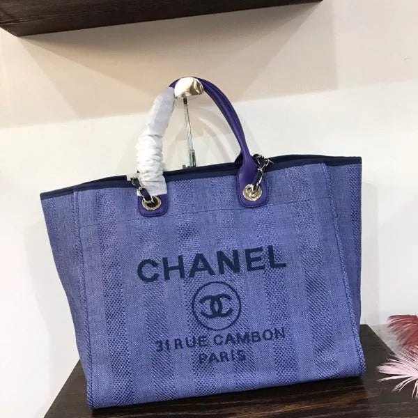 Chanel Tote Canvas Deauville Collection