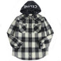 CELINE Blouson Main: 100% wool, Lining: 100% nylon, Part: 100% nylon, Filling: 100% polyester White x black mens 44