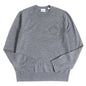 BURBERRY knit Main: 100% wool, some parts: 3% nylon gray mens XS