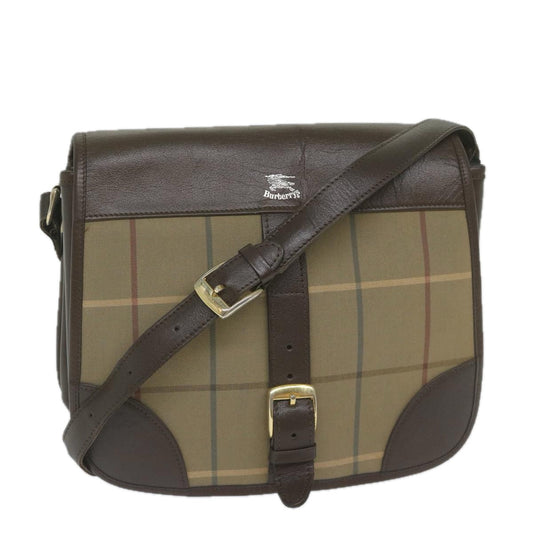 Burberry BURBERRYSs Nova Canvas Brown Shoulder Bag