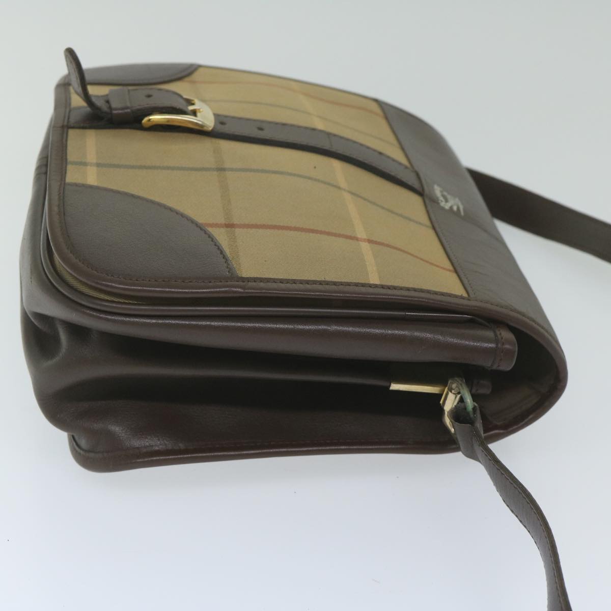 Burberry BURBERRYSs Nova Canvas Brown Shoulder Bag