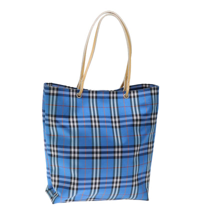 Burberry Nova Auth Nylon Blue Tote Bag
