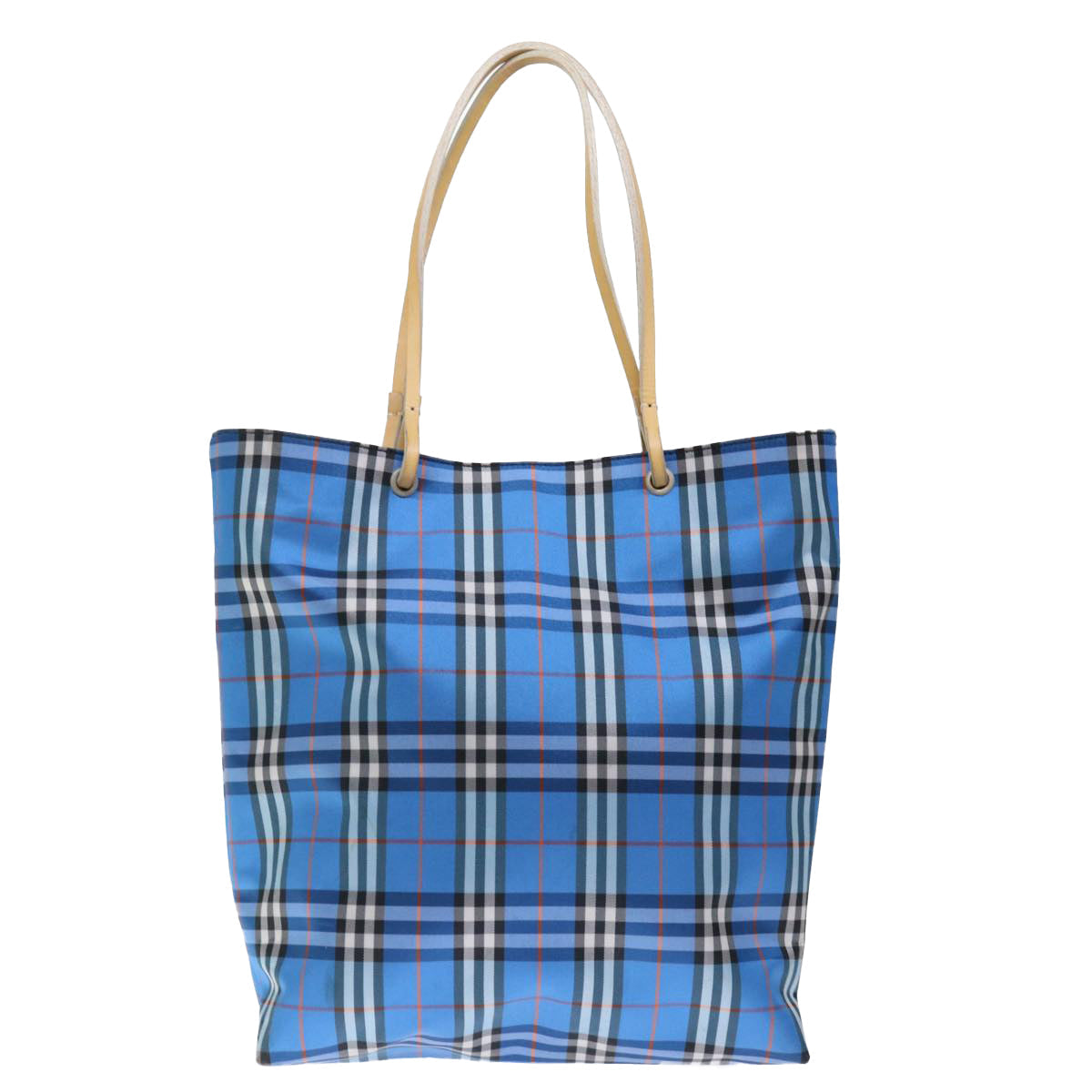 Burberry Nova Auth Nylon Blue Tote Bag