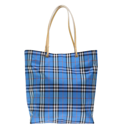 Burberry Nova Auth Nylon Blue Tote Bag