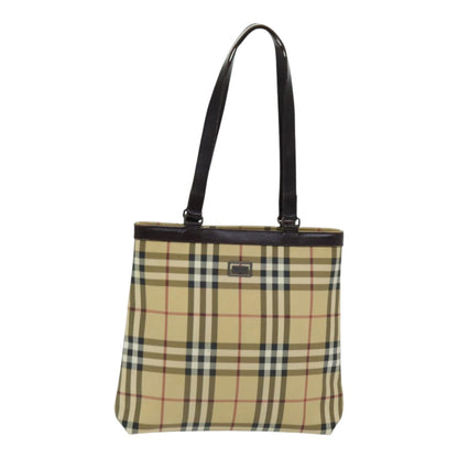 Burberry Nova Auth Leather Beige Tote Bag Style 8