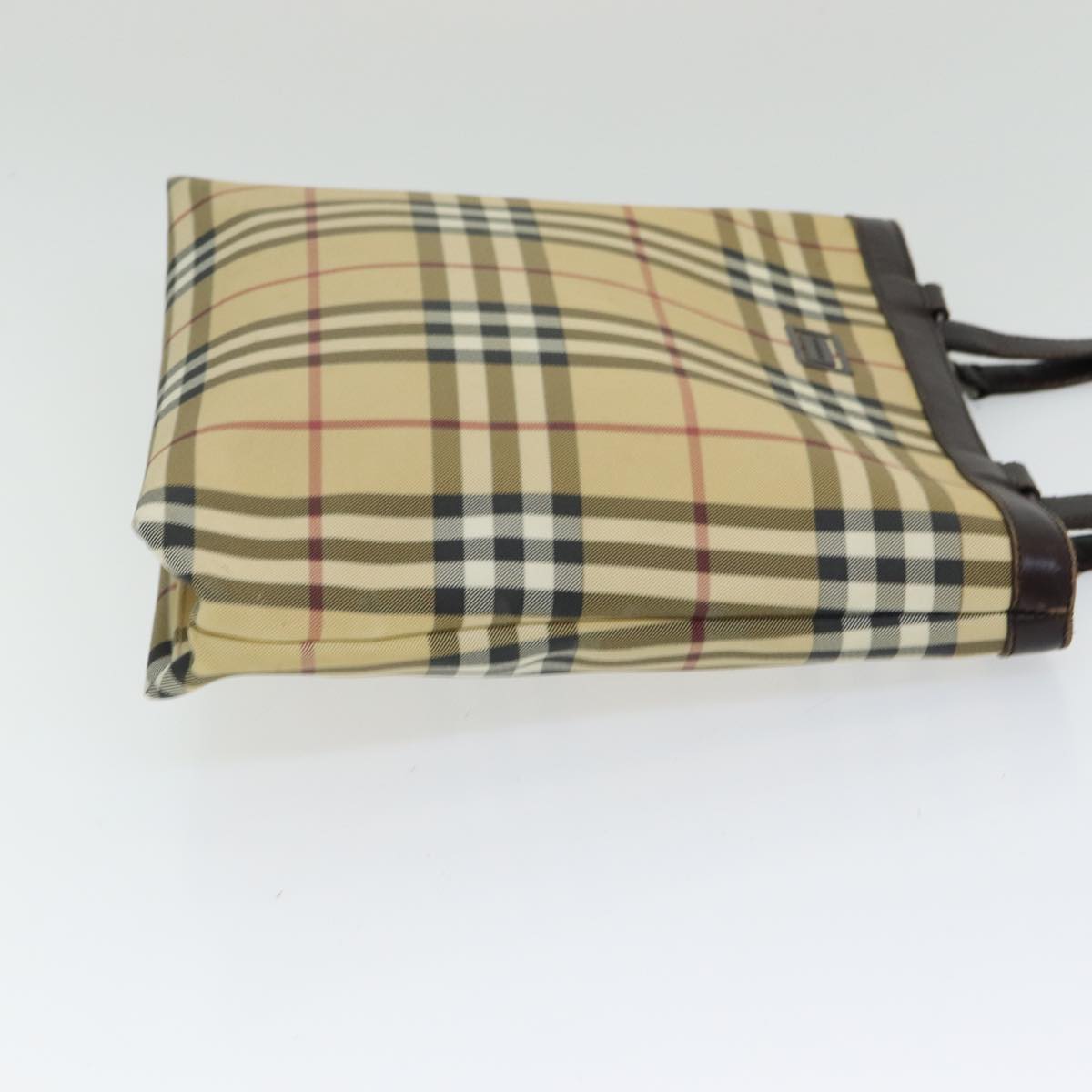 Burberry Nova Auth Leather Beige Tote Bag Style 8