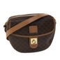 Luxury CELINE Macadam Canvas Shoulder Bag PVC Leather Brown rd4009