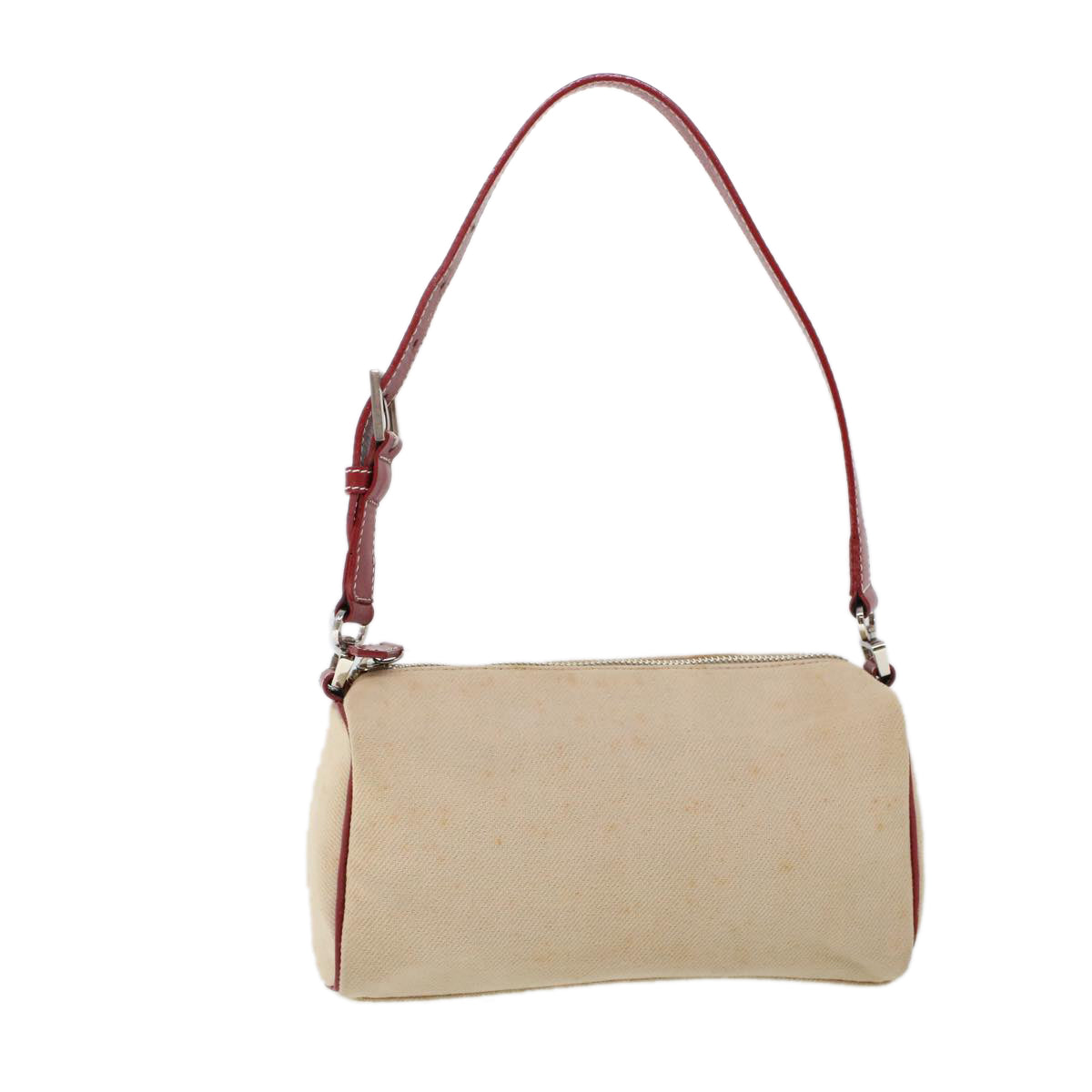 Burberry Label Auth Canvas Beige Shoulder Bag