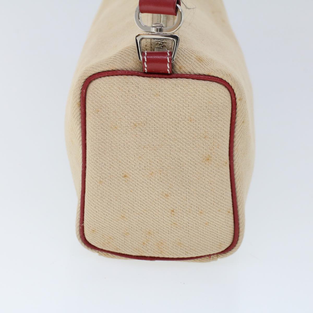 Burberry Label Auth Canvas Beige Shoulder Bag