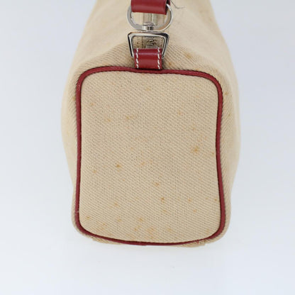 Burberry Label Auth Canvas Beige Shoulder Bag