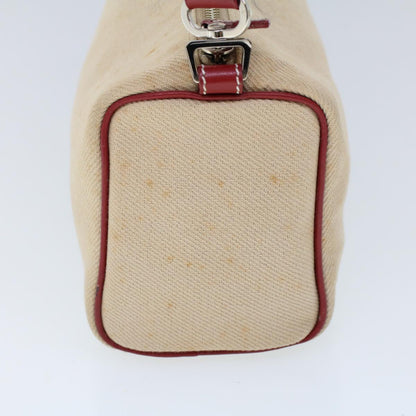Burberry Label Auth Canvas Beige Shoulder Bag