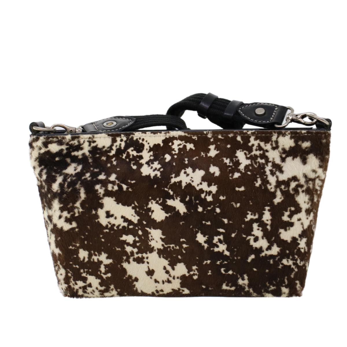 Burberry Label Harako Leather Brown Shoulder Bag