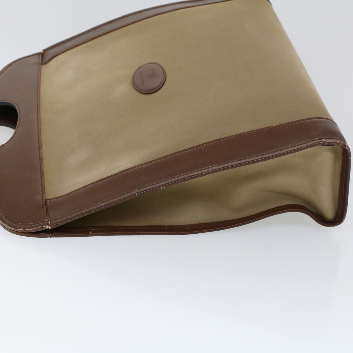 Burberry BURBERRYSs Auth Leather Beige Handbag
