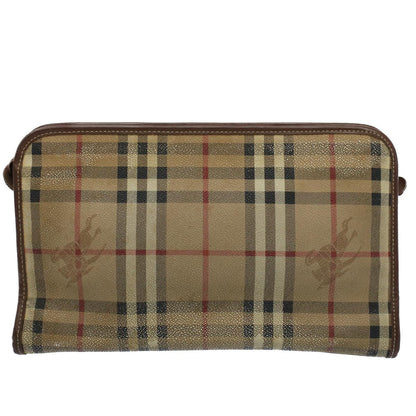 Burberry BURBERRYSs Nova Leather Beige Clutch Bag Style 4