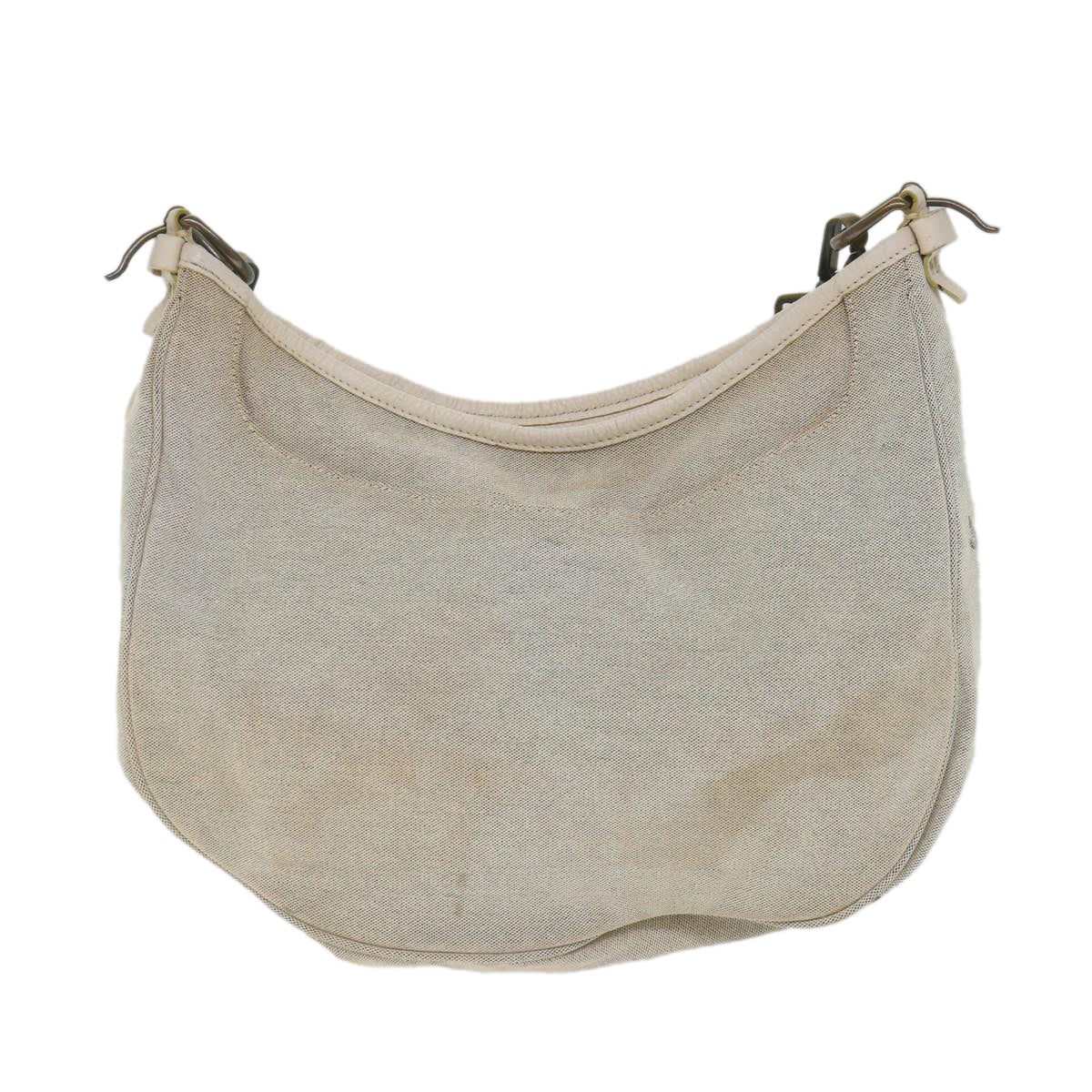 Burberry Auth Canvas Gray Shoulder Bag Style 2
