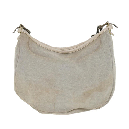 Burberry Auth Canvas Gray Shoulder Bag Style 2
