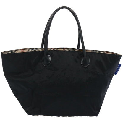 Burberry Label Auth Nylon Beige Tote Bag