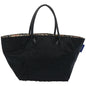 Burberry Label Auth Nylon Beige Tote Bag